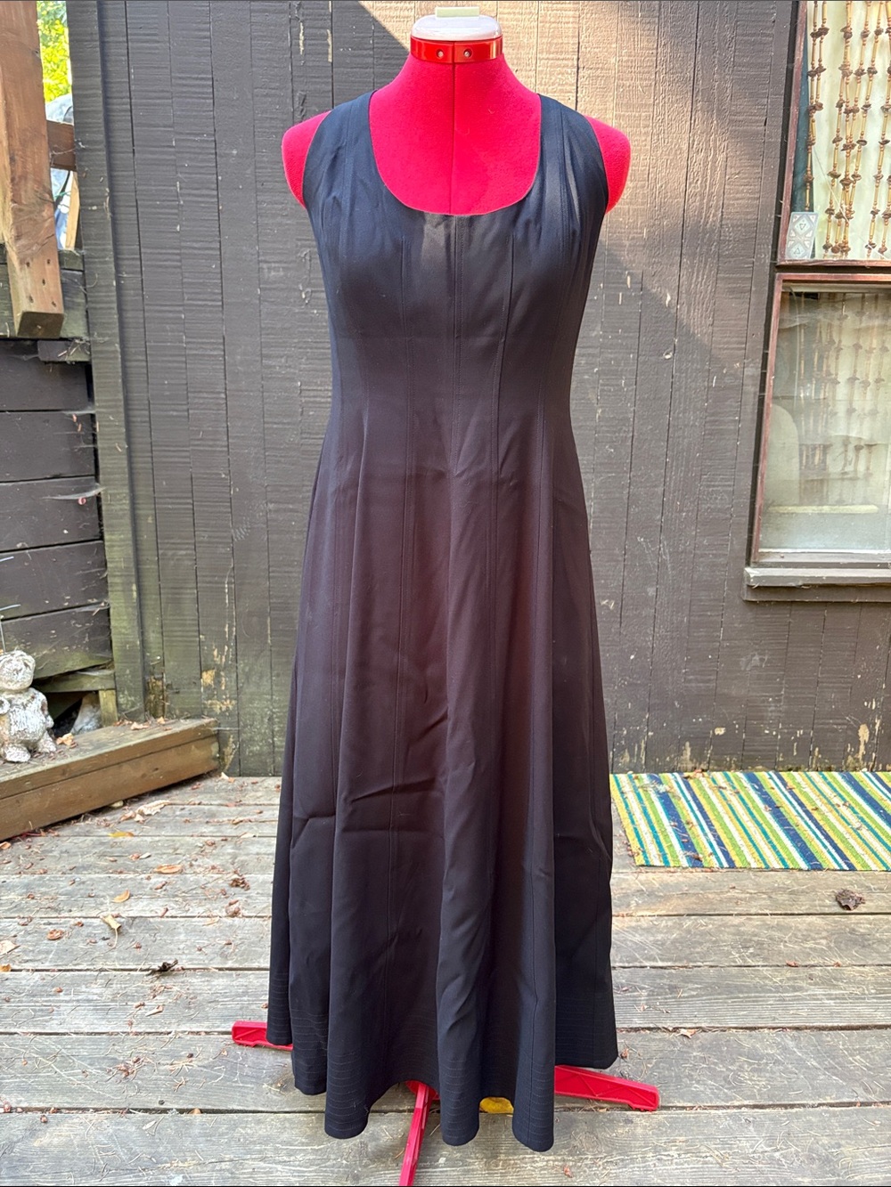 Banana Republic Black Sleeveless Maxi Dress